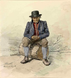 Portrait of a Seated Ratecana by Ladislav Benesch